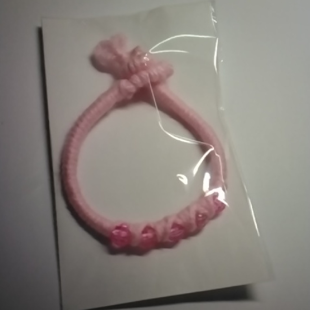 Lorena Espinoza Design Pink Beaded Bracelet